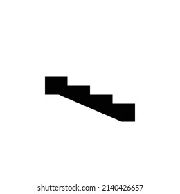 steps icon. Flat style design isolated on white background.