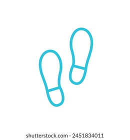 Steps icon. Isolated on white background. 