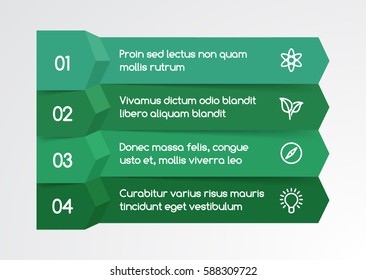 Steps infographic banner with arrows. Template for diagram, graph, presentation, chart, number options, workflow layout, web design. Business concept with 4 steps. Abstract background.
