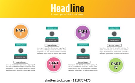 steps infographics ,Business concept, workflow layout
