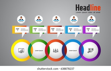 steps infographics ,Business concept, workflow layout