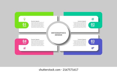 Graba el diseño de elementos de negocio de infografías