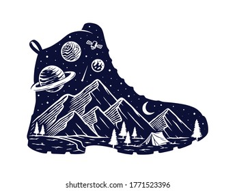 Pasos hacia la ilustración vectorial de naturaleza
