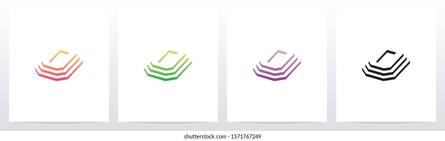 Steps On Letter Logo Design O
