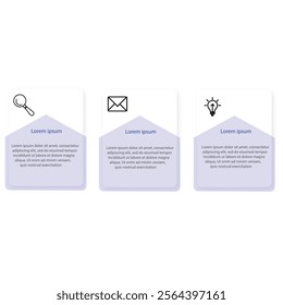 Steps Options Elements Infographic Template