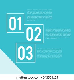 Steps Presentation Template | EPS10 Vector