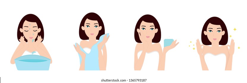 Steps to  skin care