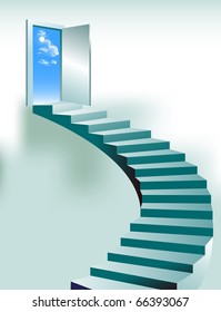 steps, stairway to the sky