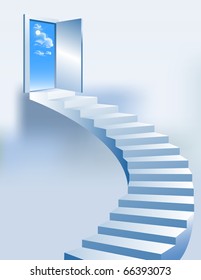 steps, stairway to the sky