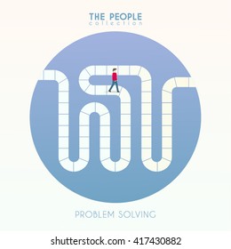 Steps to Success Creative People Vector Design