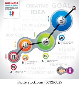 steps to success template modern info-graphic design, for business template, marketing, creative templates and graphics vector