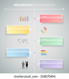 Steps to target infographic template. can be used for workflow layout, diagram, number options