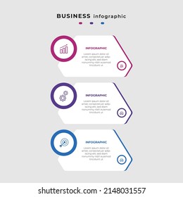 Steps Timeline Infographics Design Template