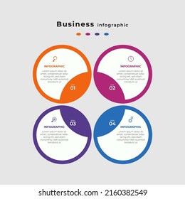 Steps Timeline Infographics Design Template