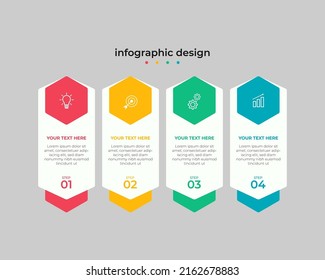 Steps Timeline Infographics Design Template