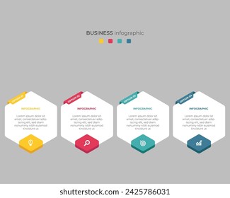 Steps Timeline Infographics Images Template Design, Business Concept With 4 Steps Or Options, Can Be Used For Workflow Layout, Diagram, Vector design
