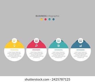 Steps Timeline Infographics Images Template Design, Business Concept With 4 Steps Or Options, Can Be Used For Workflow Layout, Diagram, Vector design