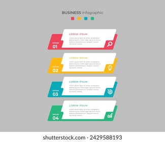 Steps Timeline Infographics Images Template Design, Business Concept With 4 Steps Or Options, Can Be Used For Workflow Layout, Diagram, Vector design