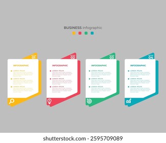 Steps Timeline Infographics Images Template Design, Business Concept With 4 Steps Or Options, Can Be Used For Workflow Layout, Diagram, Vector design