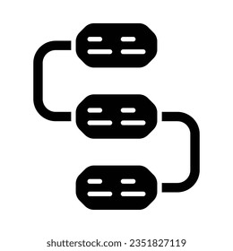 Steps Vector Glyph Icon For Personal And Commercial Use.
