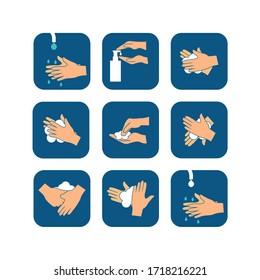 steps to wash hands properly to prevent transmission of the corona virus