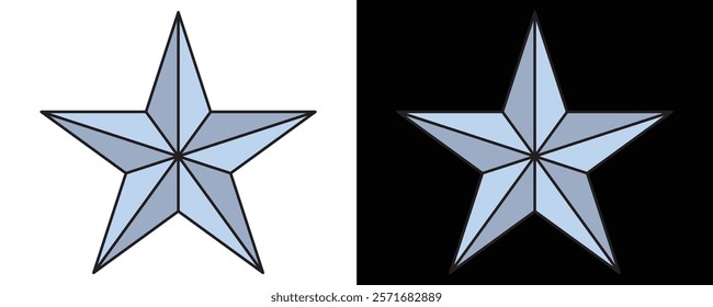 ster. Vector illustration of the nautical star-Vector 10 eps.