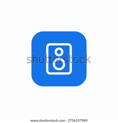 stereo audio icon sign vector