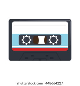 Stereo cassette vintage design, vector illustration graphic design.