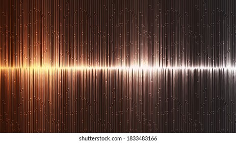 Stereo Digital Sound Wave Background,technology and earthquake wave diagram concept,design for music studio and science,Vector Illustration.