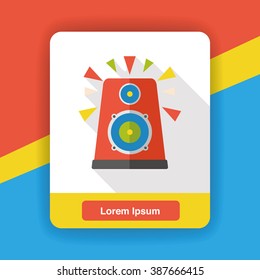 stereo flat icon