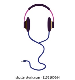 stereo headphones listen music technology