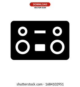 stereo icon or logo isolated sign symbol vector illustration - high quality black style vector icons
