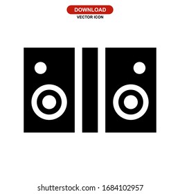 stereo icon or logo isolated sign symbol vector illustration - high quality black style vector icons
