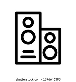 stereo icon or logo isolated sign symbol vector illustration - high quality black style vector icons
