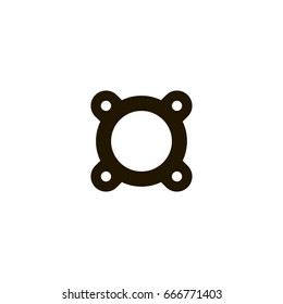 stereo icon. sign design