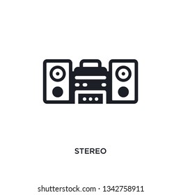 stereo isolated icon. simple element illustration from electronic devices concept icons. 