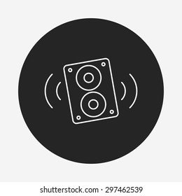 stereo line icon