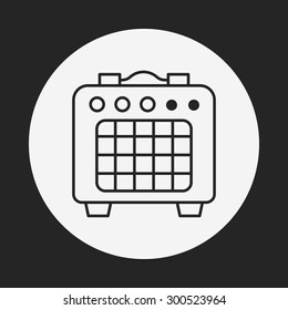 stereo line icon