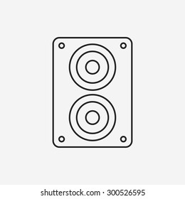 stereo line icon