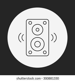 stereo line icon
