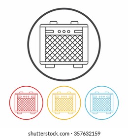 stereo line icon