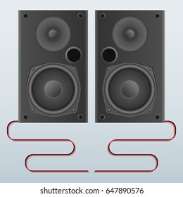 Stereo Loudspeaker and Wiring Connection