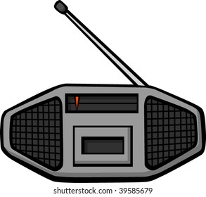 stereo radio tape player