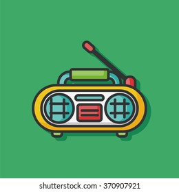 stereo radio vector icon
