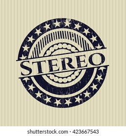 Stereo-Gummistempel