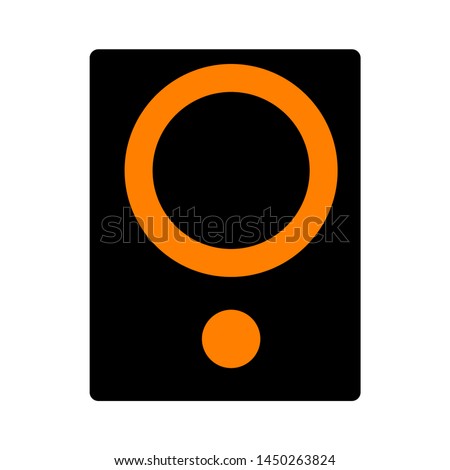 stereo speakers icon. Logo element illustration. stereo speakers design. colored collection. stereo speakers concept. Can be used in web and mobile