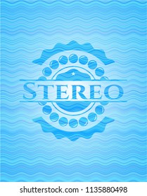 Stereo warer style emblem.