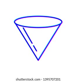 Stereoscopic image Filter icon for your web site design