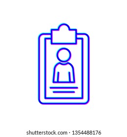 Stereoscopic image Summary concept icon, creative writing, short story telling, highlight information, essay research, school education logo, brief text review