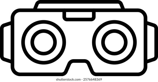 Stereoscopic vector icon. Can be used for printing, mobile and web applications.